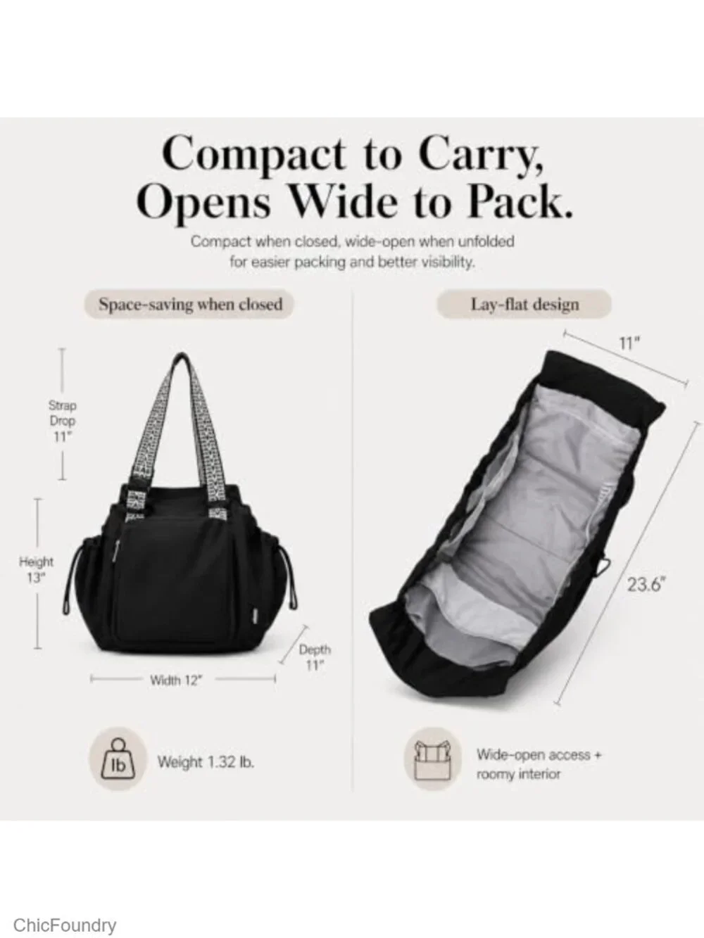 Large Diaper Bag with 16 Pockets, Convertible Work Tote and Backpack, Durable